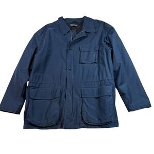 Polo Ralph Lauren Navy Blue Mens Jacket Size L Cotton Nylon Utility Workwear